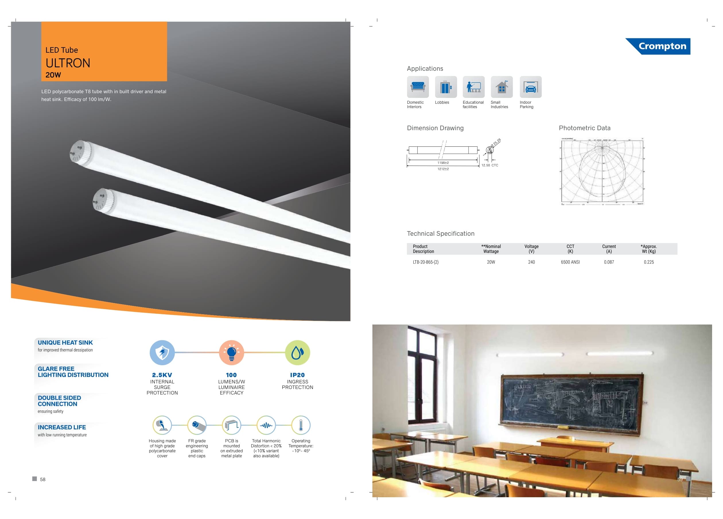 LED Tube ULTRON (Tube Light)